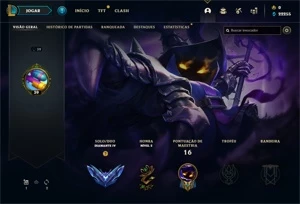 CONTA DIAMANTE IV - League of Legends LOL