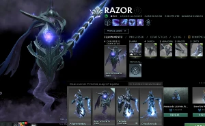 Conta Dota 2, Com vários arcanos, personas, e collectors.