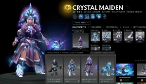 Conta Dota 2, Com vários arcanos, personas, e collectors.