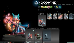 Conta Dota 2, Com vários arcanos, personas, e collectors.