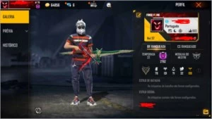 VENDO CONTA FREE FIRE (NIVEL 57 - 1612 LIKES)