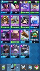 Conta De Clash Royale Arena 10 Com 10 Lendárias