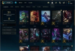 Conta LOL Platina 1 60% win rate - League of Legends