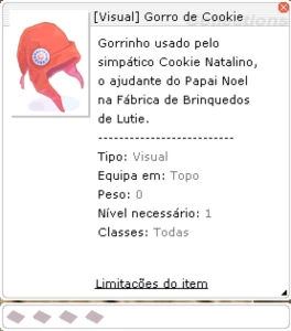 Gorro de Cookie Ragnarok Latam - Menor Preço Servidor