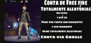 Conta aleatória de free fire