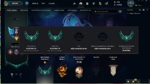 CONTA 404 SKINS / MAIN LUX / PROMOÇÃO - League of Legends LOL
