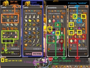 Acc com 5 chars +16mk +Dofus +recursos (Banco) +na Descrição