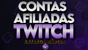 Conta Twitch Afiliado 50 SEGUIDORES 2025 - Redes Sociais