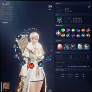 TAOÍSTA LVL73 CP85K CLÃ DOMINANTE ITENS ÉPICOS - MIR4
