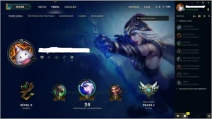 CONTA SMURF - League of Legends LOL