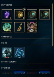 CONTA DIAMANTE 4 60% WINRATE GANHANDO 25 PDLS - League of Legends LOL
