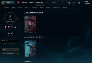 CONTA UNRANKED PLAT S9 26 CAMPEÕES R$120 - League of Legends LOL