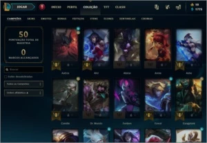 CONTA UNRANKED PLAT S9 26 CAMPEÕES R$120 - League of Legends LOL