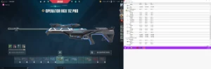 conta valorant com otimas skins