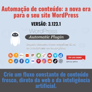 Plugin Automático Wordpress - Gerador de conteúdo de IA