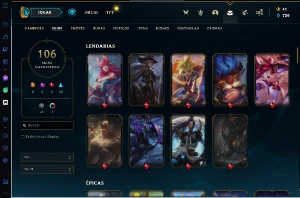 Conta lol 2015 com mais de 100 skins sai agora  - League of Legends: Wild Rift LOL WR