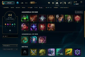 Conta LoL Prata 3 Honra 4 (para vender rápido) - League of Legends