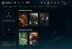 Conta LoL Prata 3 Honra 4 (para vender rápido) - League of Legends