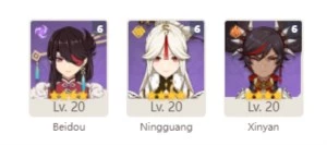 Genshin AR 56 - Personagens 5* - Genshin Impact