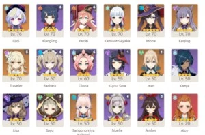 Genshin AR 56 - Personagens 5* - Genshin Impact