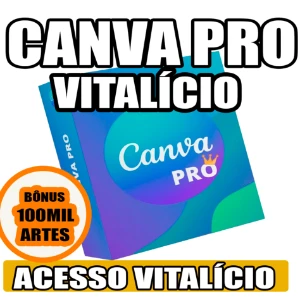Acesso ao Canva Pro Vitalicío +100 Mil Arquivos - Premium