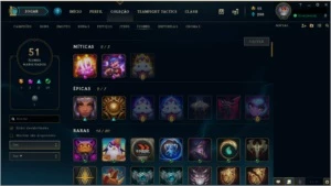 CONTA LOL OURO 4 (BORDA GOLD) - League of Legends