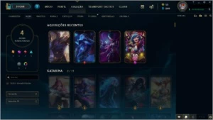 CONTA LOL OURO 4 (BORDA GOLD) - League of Legends