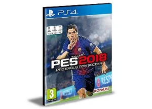 [Raridade] Pes 2018 Ps4 - Primária - Ativação Via Qr Code - Jogos (Mídia Digital)