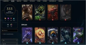 Conta LOL ! 300+ skins ! - League of Legends