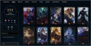 Conta LOL ! 300+ skins ! - League of Legends