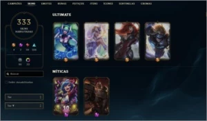 Conta LOL ! 300+ skins ! - League of Legends