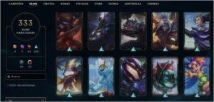 Conta LOL ! 300+ skins ! - League of Legends