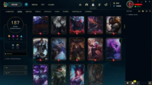 Conta LoL, lvl 384 muitas skins e elo gold 1 - League of Legends