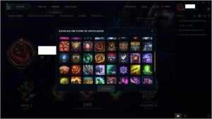 Conta Platina V com 119 skins,com vayne ladrã de almas - League of Legends LOL