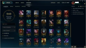 Conta Platina V com 119 skins,com vayne ladrã de almas - League of Legends LOL