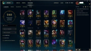 Conta Platina V com 119 skins,com vayne ladrã de almas - League of Legends LOL
