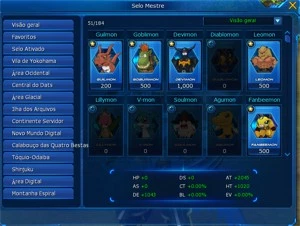 CONTA LADMO COM AOA BARATA PRA SAIR RAPIDO (SERVER OMEGAMON) - Digimon Masters Online