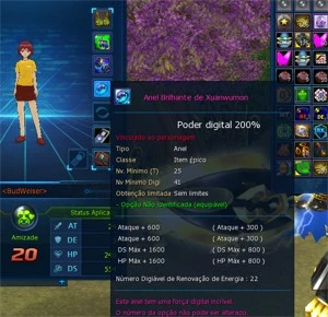 CONTA LADMO COM AOA BARATA PRA SAIR RAPIDO (SERVER OMEGAMON) - Digimon Masters Online