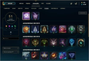 Conta LOL Diamante 4 informações na descrição - League of Legends