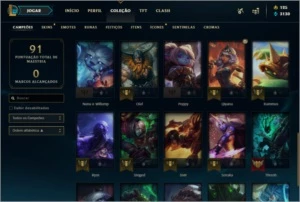 Conta LOL Diamante 4 informações na descrição - League of Legends