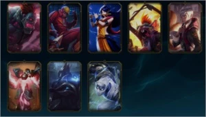 Conta LOL - 50 Skins - Nv 318 - plat iv s/f - 100 Champions - League of Legends