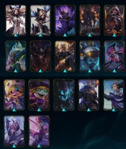 Conta LOL lv276 89 Skins 1 Ultimate 15 lendarias 37 épicas - League of Legends