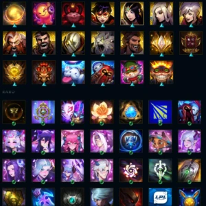Conta LOL lv276 89 Skins 1 Ultimate 15 lendarias 37 épicas - League of Legends