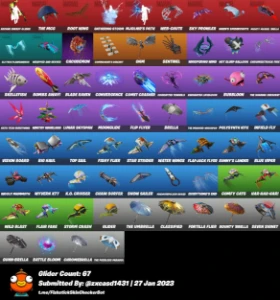 1100VBUCK ⭐️ 88 skins ⭐️Clube atual⭐️Passe atual 141⭐️ - Fortnite