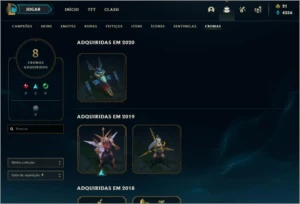 CONTA DE LOL NV 206,PLATINA4,92 SKINS,8 CROMAS TODOS CHAMPS! - League of Legends