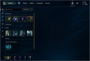 CONTA OURO 4 - 9 SKINS - 30 CAMPEOES - League of Legends LOL