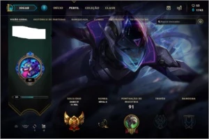 CONTA OURO 4 - 9 SKINS - 30 CAMPEOES - League of Legends LOL