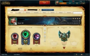 Conta Platina 5 125 campeões, 31 skins, 4 paginas de runa. - League of Legends LOL