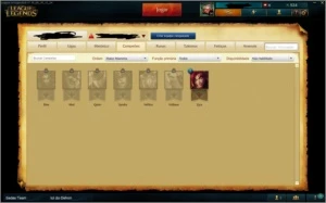 Conta Platina 5 125 campeões, 31 skins, 4 paginas de runa. - League of Legends LOL