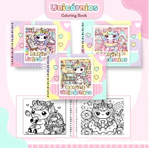 Arquivo Digital Livro de colorir Unicórnio – PDF - eBooks